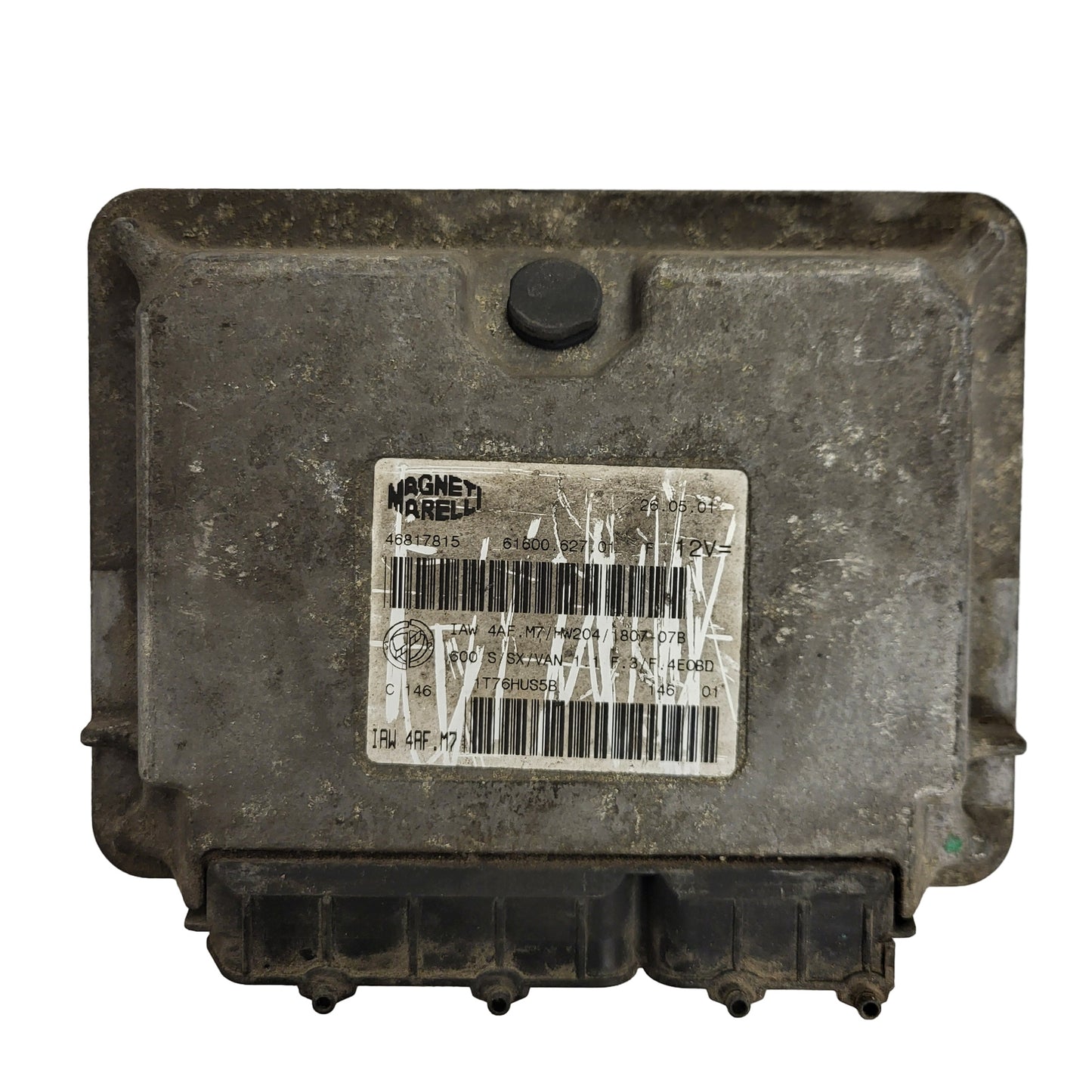 Fiat 600 ECU / IAW 4AF.M7 / 46817815 / HW204 / 61600.627.01 / MAGNETI MARELLI