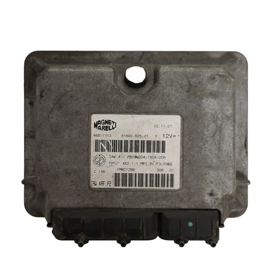 FIAT PANDA 1.1 ECU / 46817813 / IAW 4AF.P2 / 61600.625.01 / HW204 / MAGNETI MARELLI