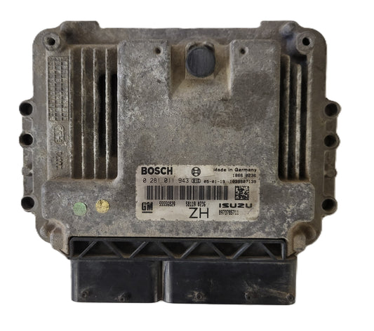 OPEL ASTRA H ECU / 0281011943 / 55556829 / 1039S07139 / BOSCH
