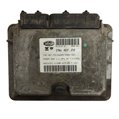 FIAT PANDA 1.1 ECU / 46814371 / IAW 4EF.P2 / 61600.623.00 / HW203 / MAGNETI MARELLI