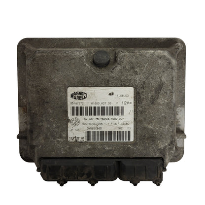 Fiat Seicento 600 ECU / 55187372 / IAW 4AF.M9 / 61600.627.05 / HW204 / MAGNETI MARELLI
