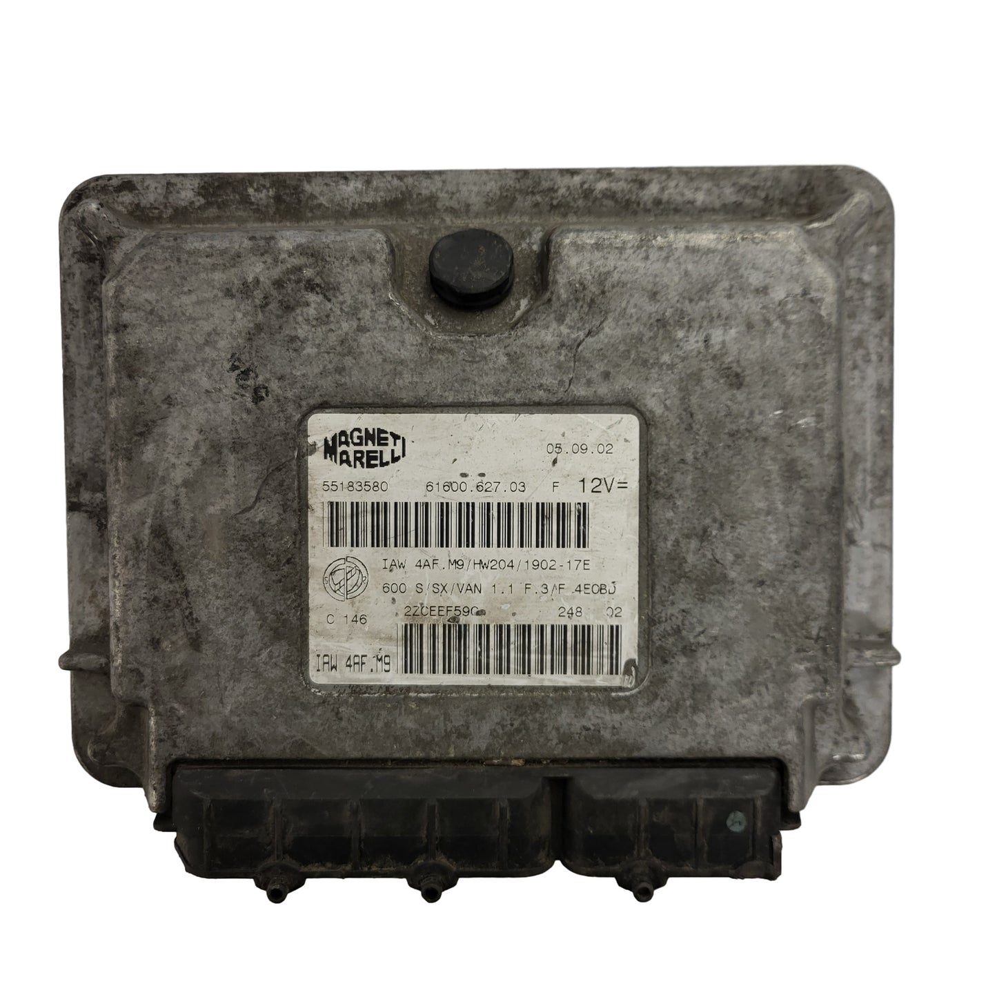 FIAT SEICENTO 600 1.1 ECU / IAW 4AF.M9 / 55183580 / HW204 / MAGNETI MARELLI