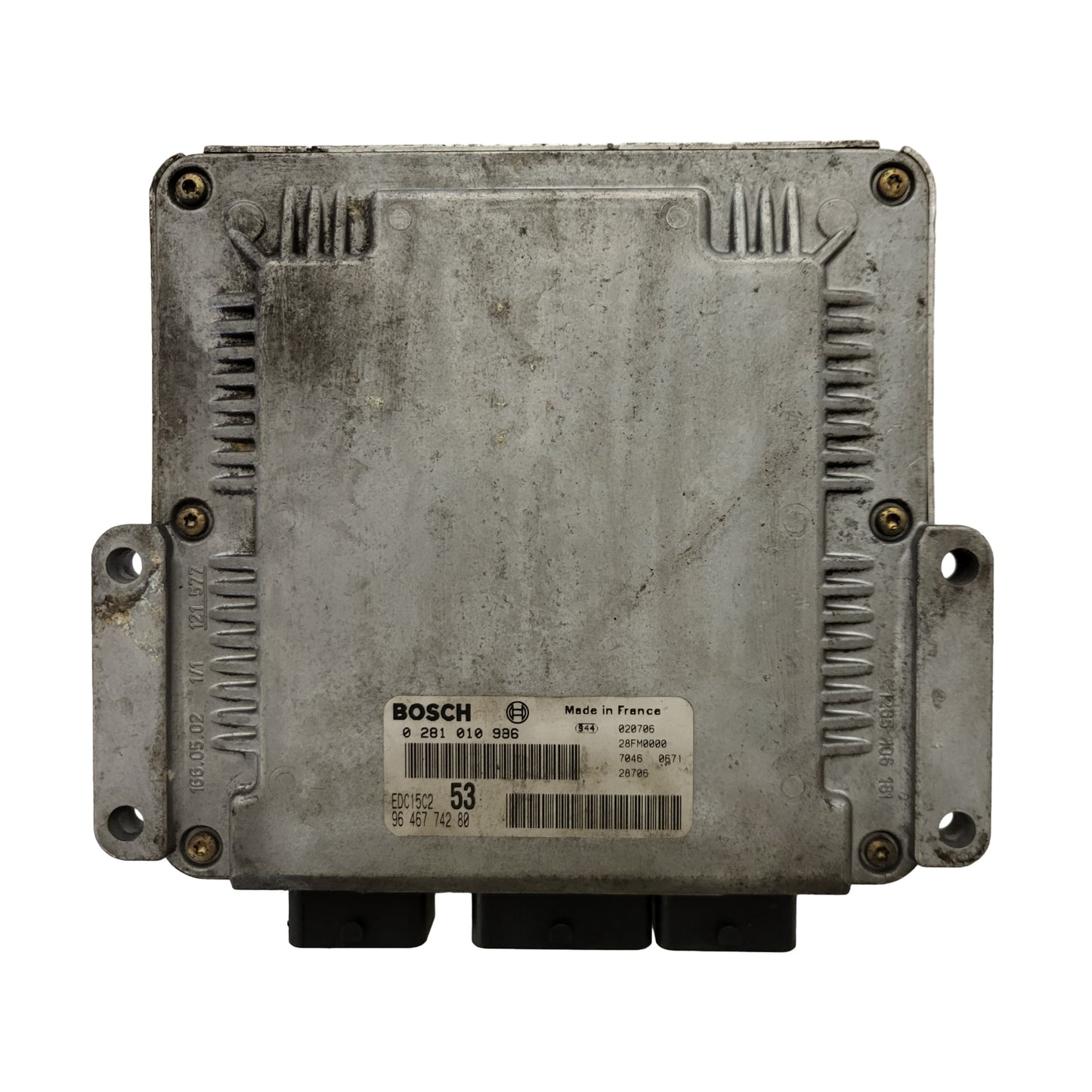 PEUGEOT CITROEN ECU / 0281010996 / EDC15C2 / 9646774280 / BOSCH