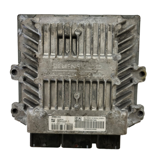 PEUGEOT 407 ECU / 5WS40423C-T / 9663607080 / 9655534080 / SID803A / SIEMENS
