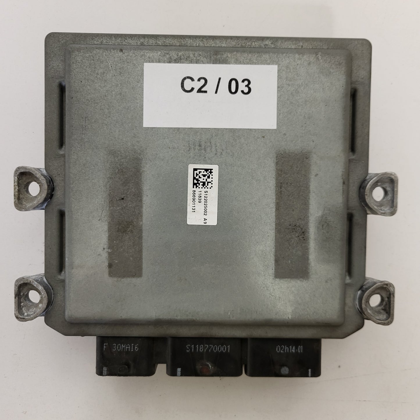 PEUGEOT 407 ECU / 5WS40423C-T / 9663607080 / 9655534080 / SID803A / SIEMENS