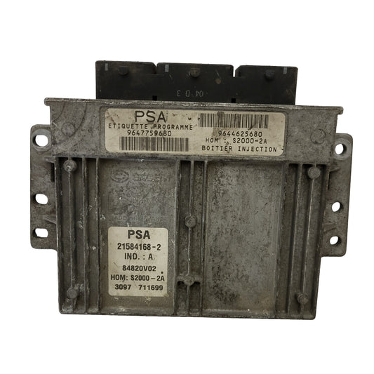 PEUGEOT CITROEN ECU / 21584168-2 / 9647759680 / 9644625680 / S2000-2A / SAGEM