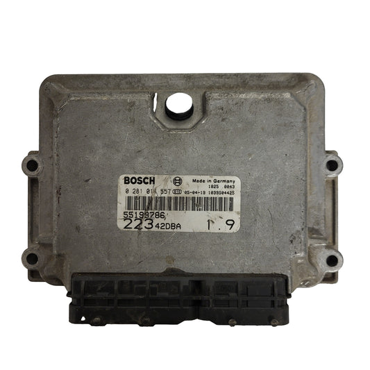 FIAT DOBLO ECU / 0281011557 / 55193786 / BOSCH