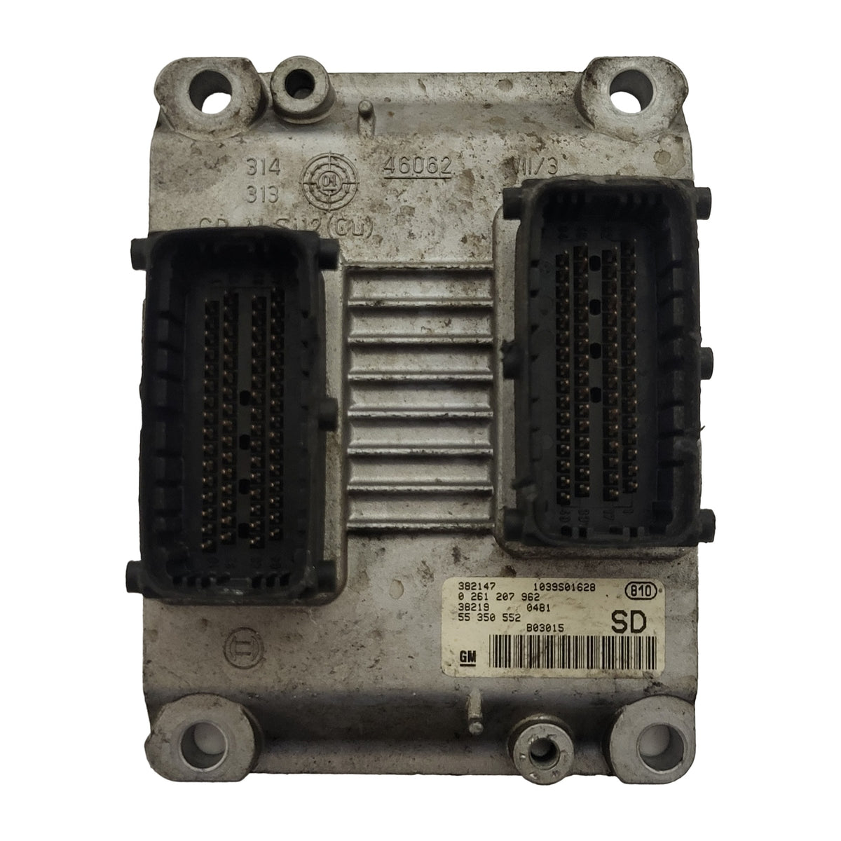 OPEL CORSA ECU / 0261207962 / 55350552 / SD / BOSCH - C02-17 - 1