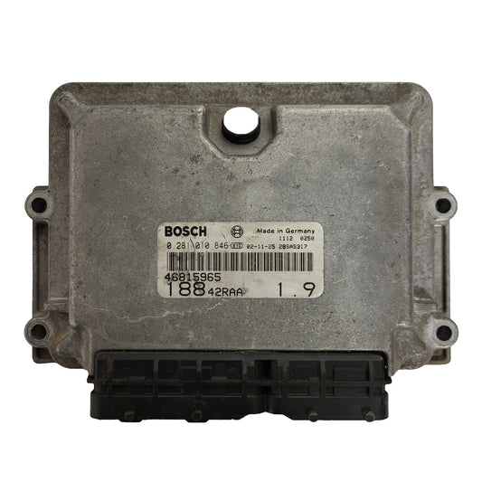 FIAT PUNTO 2 188 1.9 JTD ECU / 0281010846 / 46815965 / BOSCH