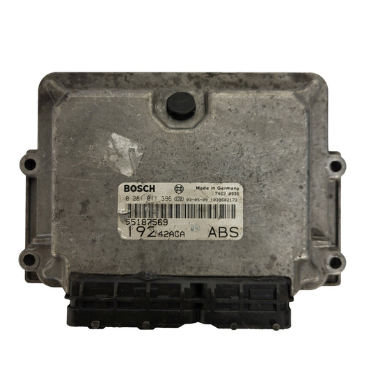 Fiat STILO ECU / 0281011396 / 55187569 / 1039S02173 / BOSCH