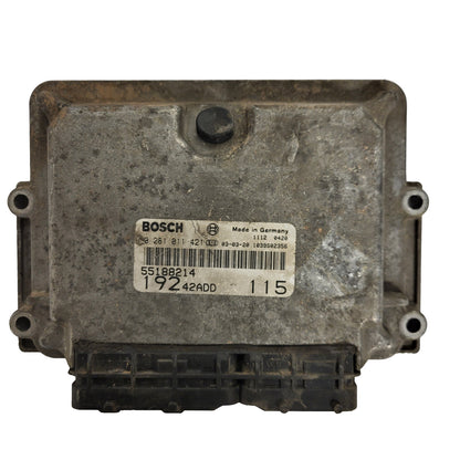 Fiat STILO 1.9 ECU / 0281011421 / 55188214 / BOSCH