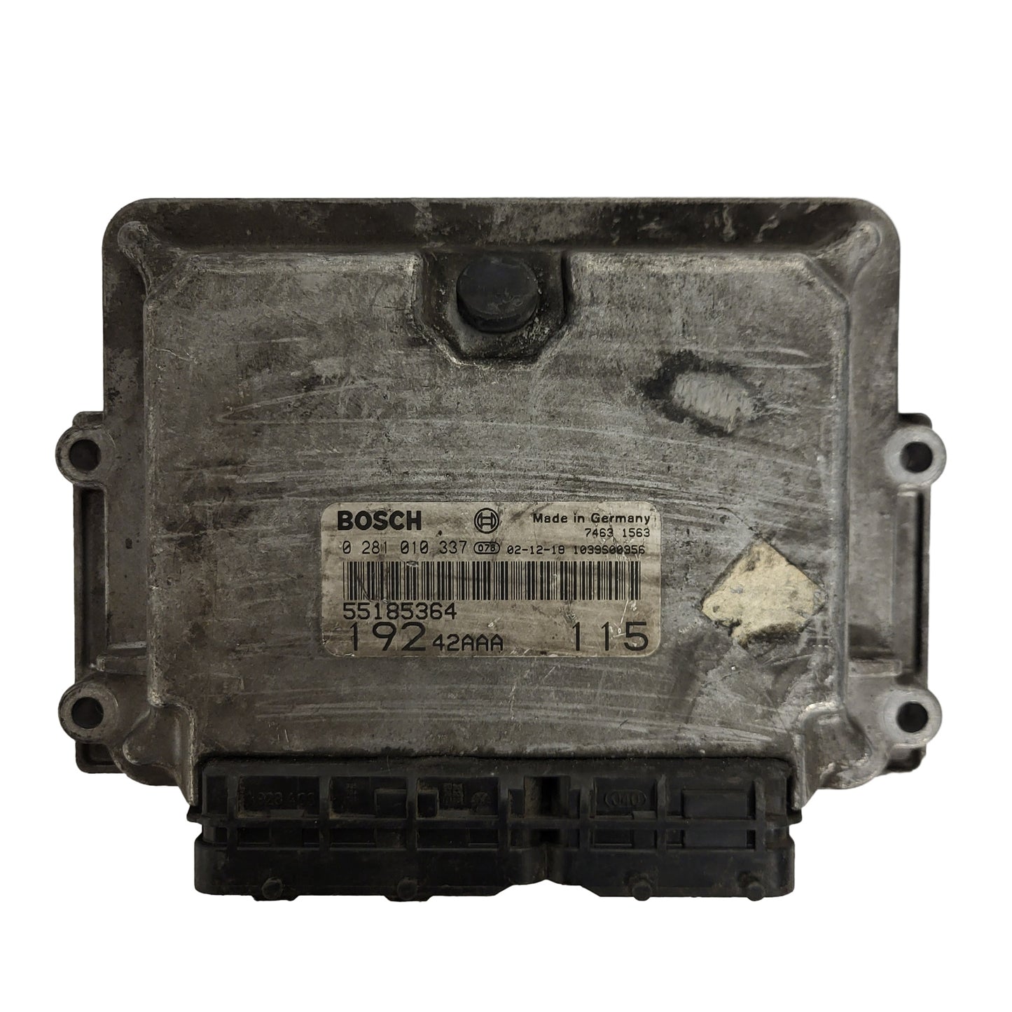Fiat Stilo 1.9 JTD ECU / 0281010337 / 55185364 / BOSCH