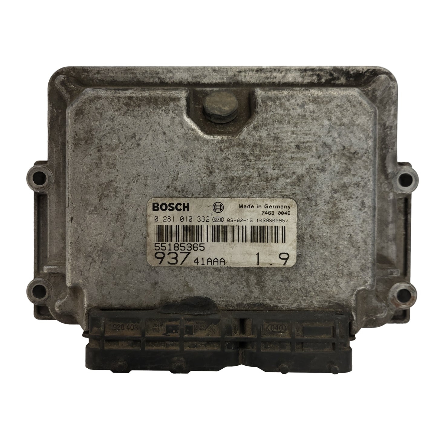 ALFA 147 ECU / 0281010332 / 55185365 / BOSCH