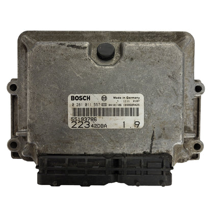 FIAT DOBLO ECU / 0281011557 / 55193786 / BOSCH