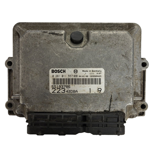 FIAT DOBLO ECU / 0281011557 / 55193786 / BOSCH