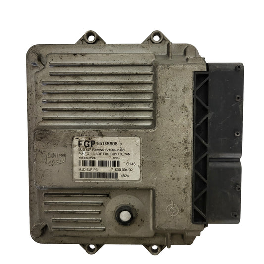 Fiat Punto 1.3 ECU / 55186608 / MJD 6JF.P3 / HW01B / MAGNETI MARELLI