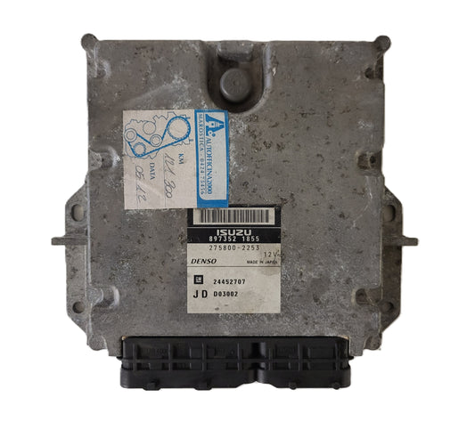 OPEL VECTRA C ECU / 275800-2253 / 8973521885 / 24452707 / D03002 / ISUZU