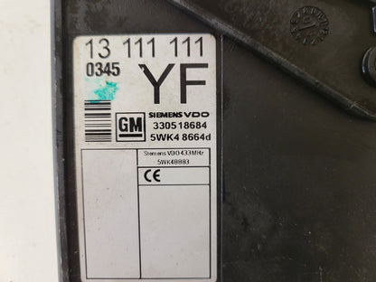 OPEL CORSA C ECU BOARD COMUTER / 13111111 / 5WK48664D / YF