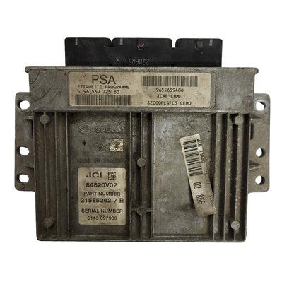 PEUGEOT 206 ECU / 9656972580 / 21585262-7 / 21585262-7A / 9655659480 / JCAE-CMME