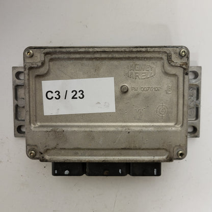 PEUGEOT 206 ECU / IAW 6LP2.02 / 9656304480 / 9647498180 / MAGNETI MARELLI