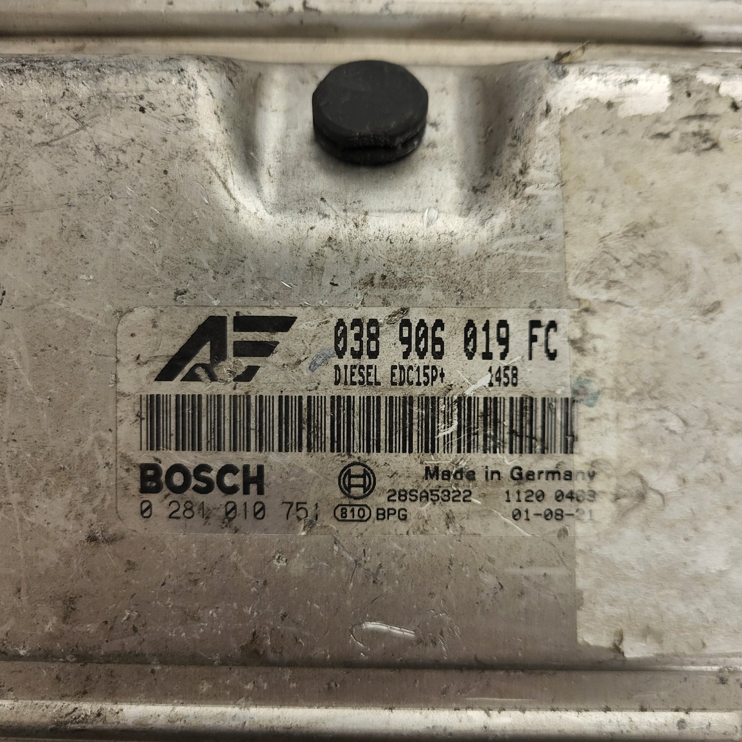 VW ECU / 038906019FC / 0281010751 / EDC15P+ / BOSCH