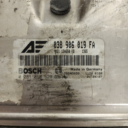 FORD GALAXY ECU / 038906019FA / 0281010629 / EDC15P+ / BOSCH