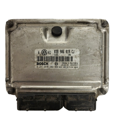VW GOLF VAG ECU / 038906019CJ / 0281010302 / EDC15P+ / 28SA4557 / 038906019