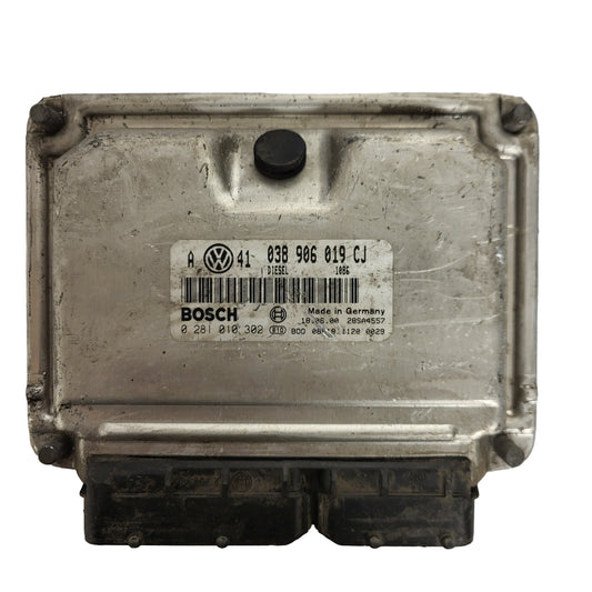 VW GOLF VAG ECU / 038906019CJ / 0281010302 / EDC15P+ / 28SA4557 / 038906019