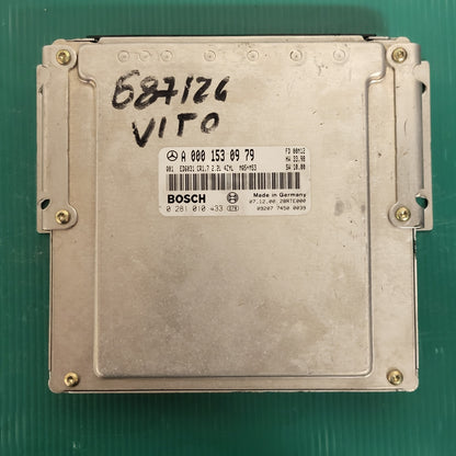 MERCEDES VITO W638 ECU / A0001530979 / 0281017862 ED6031 CR1.7 2.2L 4ZYL MQ5+MS - C04-14 - 1