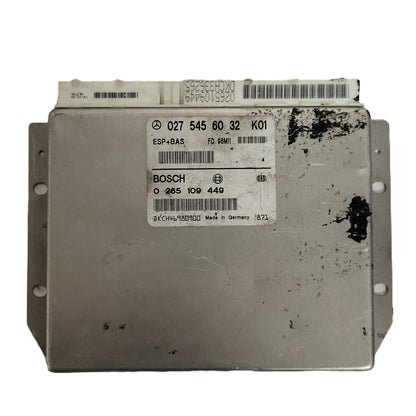 Mercedes a class ecu / 0265109449 / 0275456032 / BOSCH