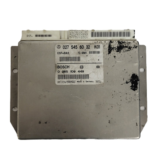 Mercedes a class ecu / 0265109449 / 0275456032 / BOSCH