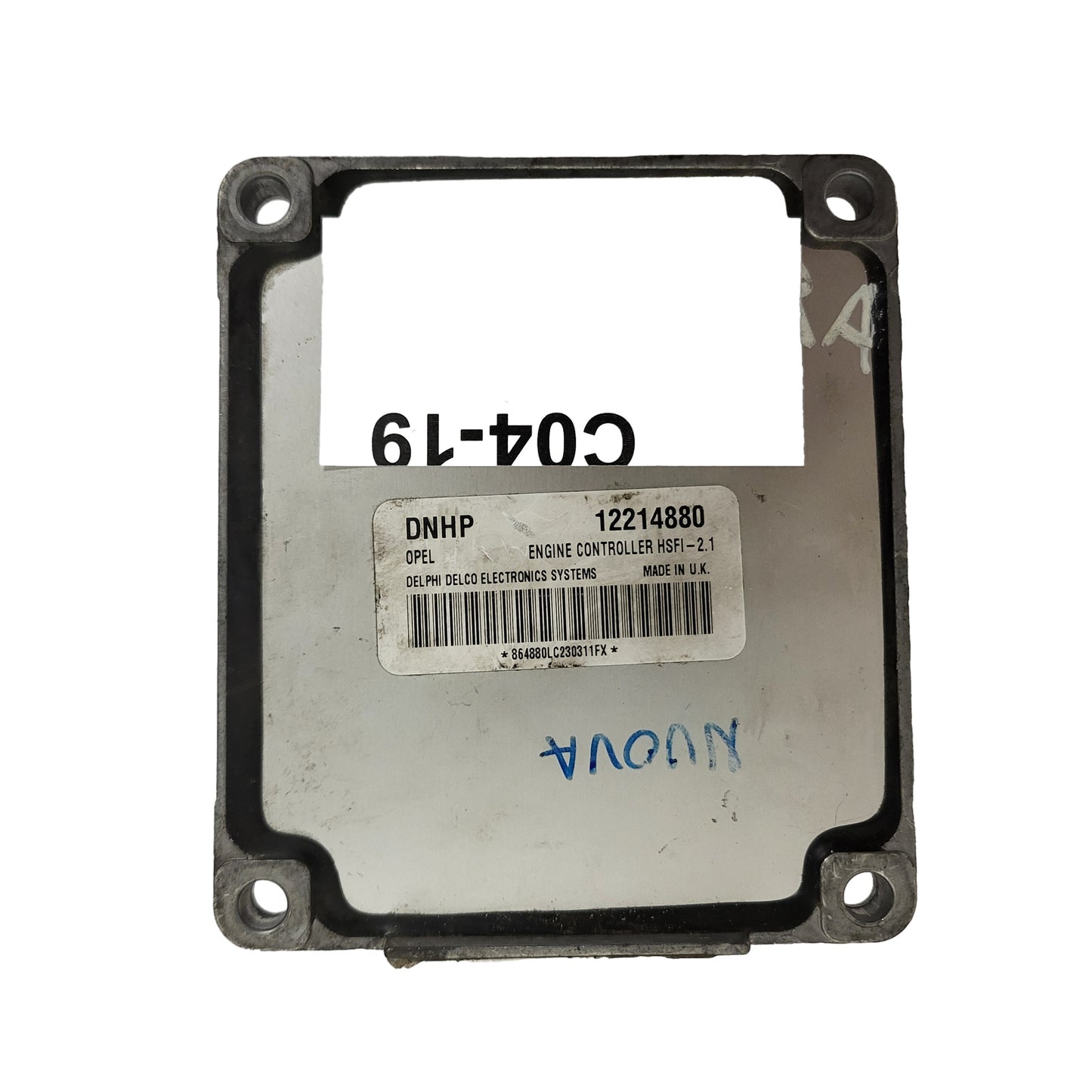 OPEL ZAFIRA 1.6 16V ECU / 12214880 / DNHP / HSFI-2.1 / DELCO