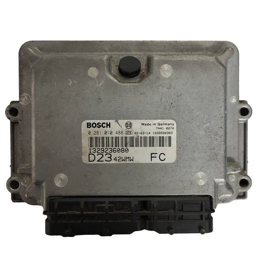 FIAT DUCATO BOXER JUMPER ECU / 0281010488 / 1329236080 / BOSCH