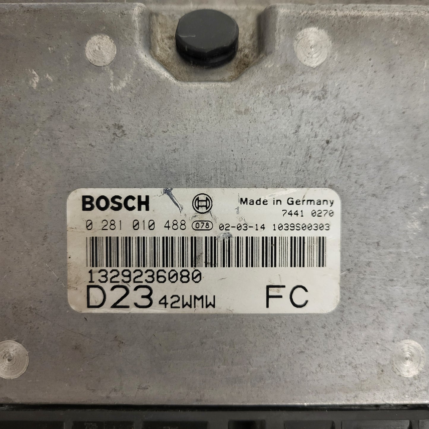 FIAT DUCATO BOXER JUMPER ECU / 0281010488 / 1329236080 / BOSCH