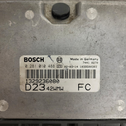 FIAT DUCATO BOXER JUMPER ECU / 0281010488 / 1329236080 / BOSCH