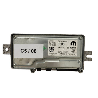 FIAT ALFA MODULE ECU / NRCS2 / 670219508 / 19224BQ / SW R2.21 / HW C1.0D / BOSCH MOPAR