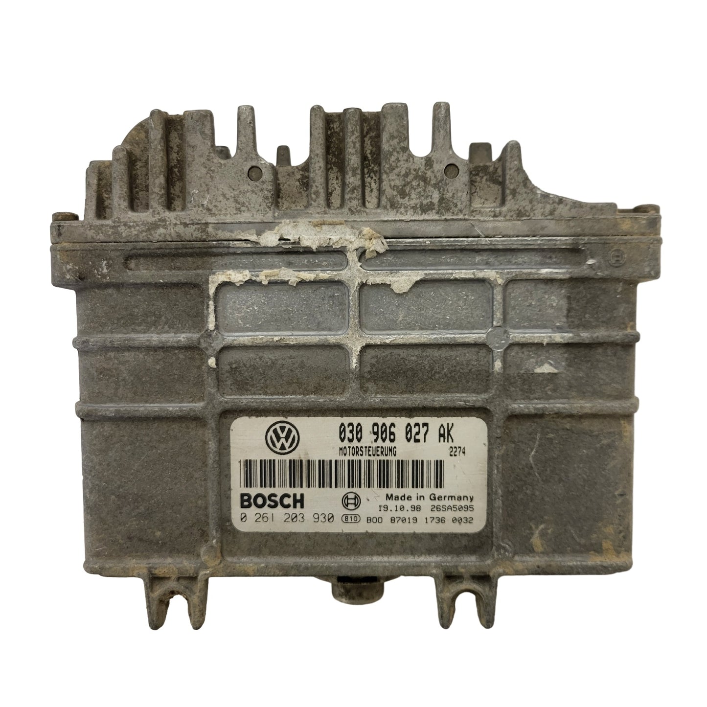 VW POLO AROSA ECU / 030906027AK / 0261203930 / BOSCH