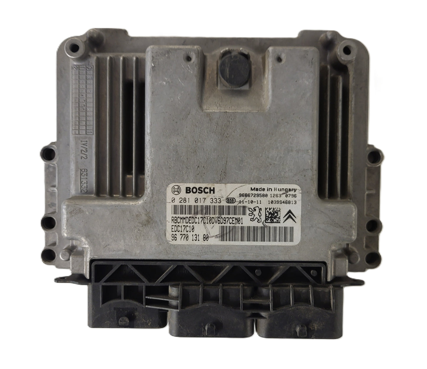 PEUGEOT CITROEN ECU / 0281017333 / EDC17C10 / 9677013180 / 9666729580 / BOSCH