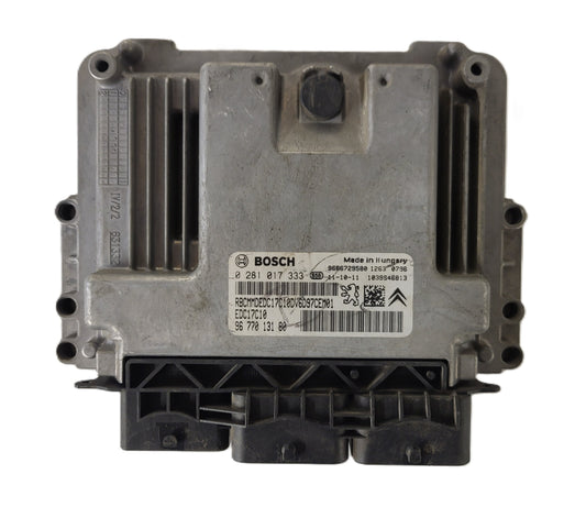 PEUGEOT CITROEN ECU / 0281017333 / EDC17C10 / 9677013180 / 9666729580 / BOSCH