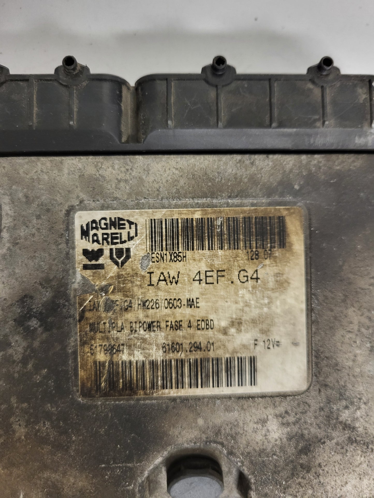 FIAT MULTIPLA ECU IAW 4EF.G4 / 51798647 / 61601.294.01 / HW226 / MAGNETI MARELLI