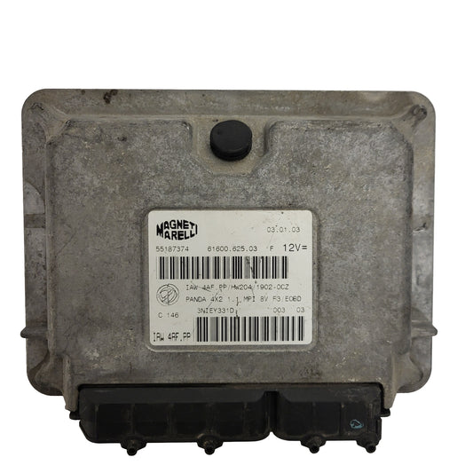 FIAT PANDA 1.1 ECU / 55187374 / IAW4AF.PP / HW204 / 61600.625.03 MAGNETI MARELLI