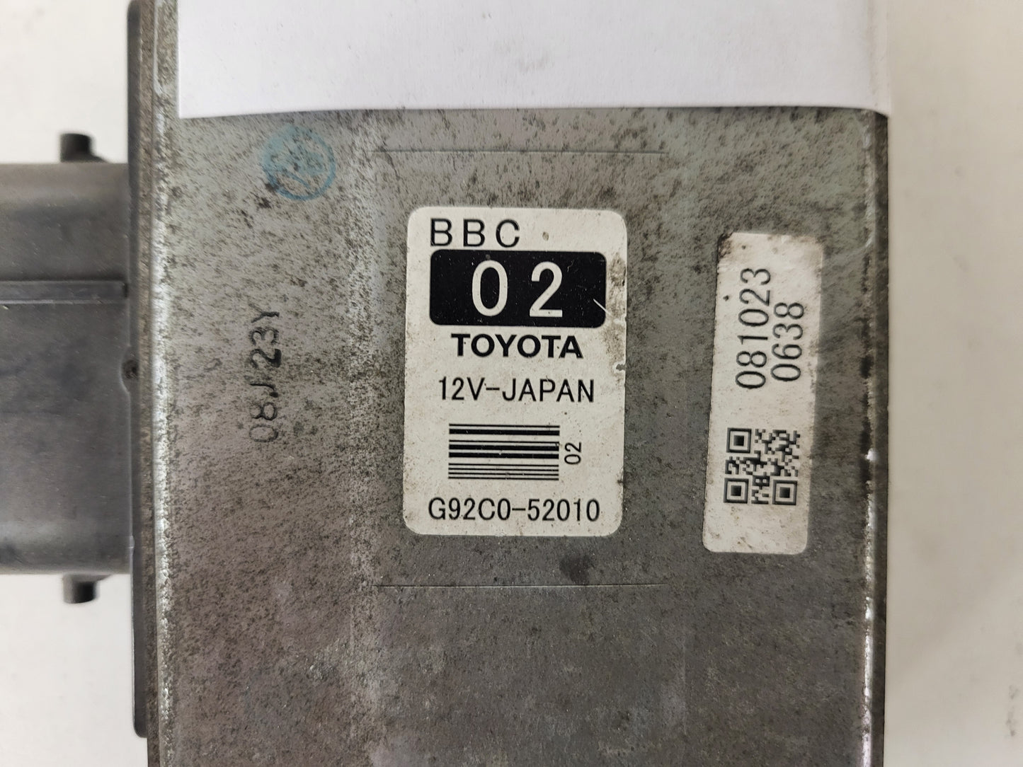TOYOTA YARIS / BBC 02 / G92C0-52010 / ECU