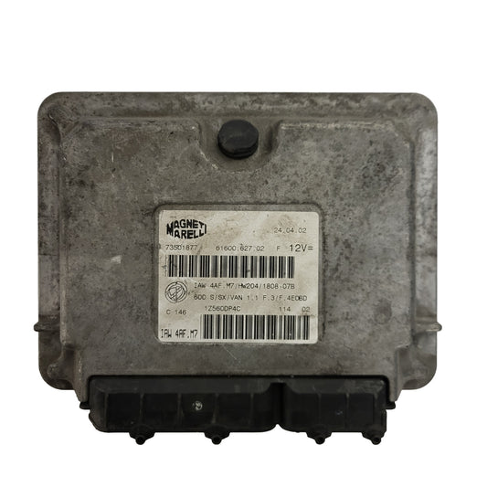 Fiat 600 1.1 ECU / IAW 4AF.M7 / 73501877 / HW204 / 61600.627.02