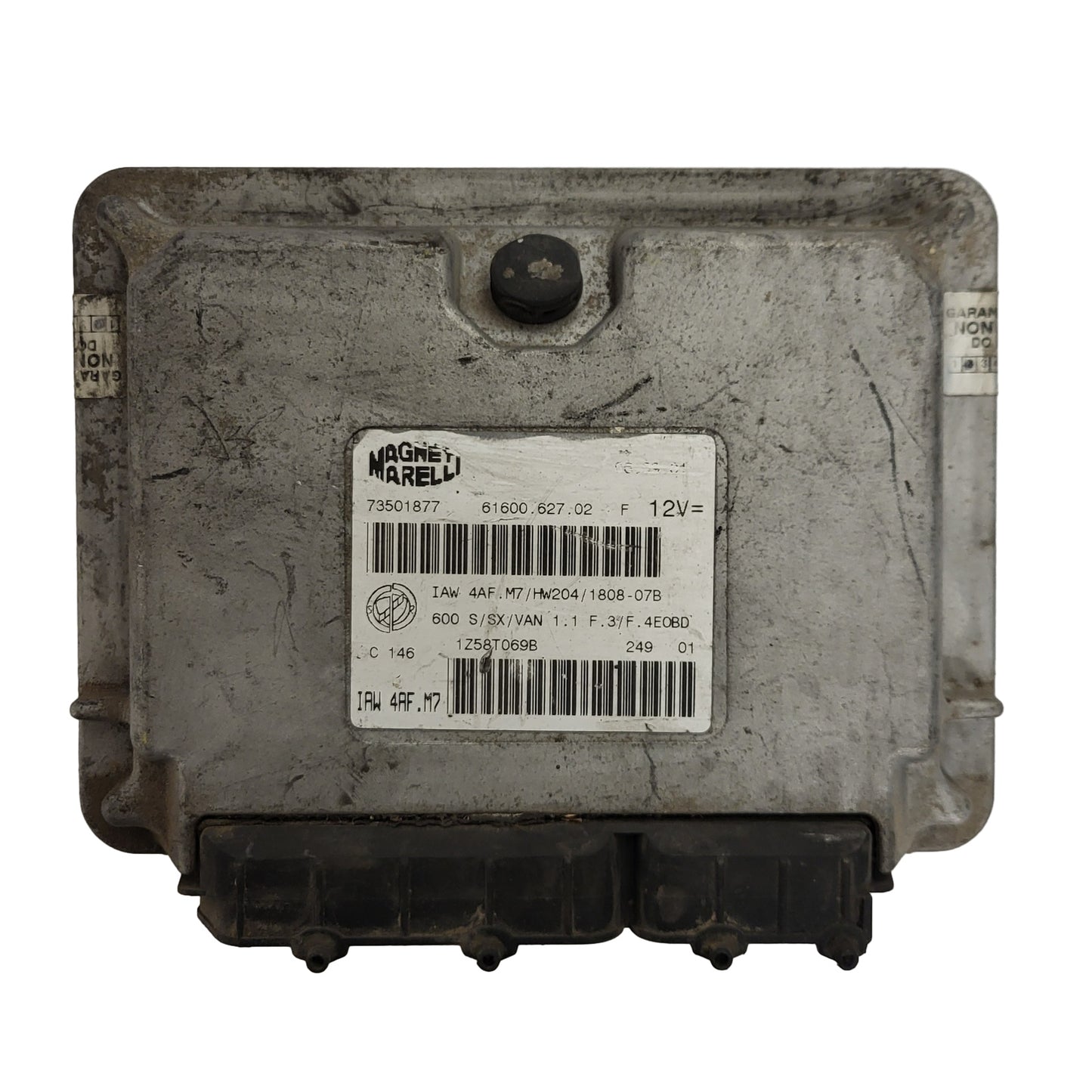Fiat 600 1.1 ECU / IAW 4AF.M7 / 73501877 / HW204 / 61600.627.02