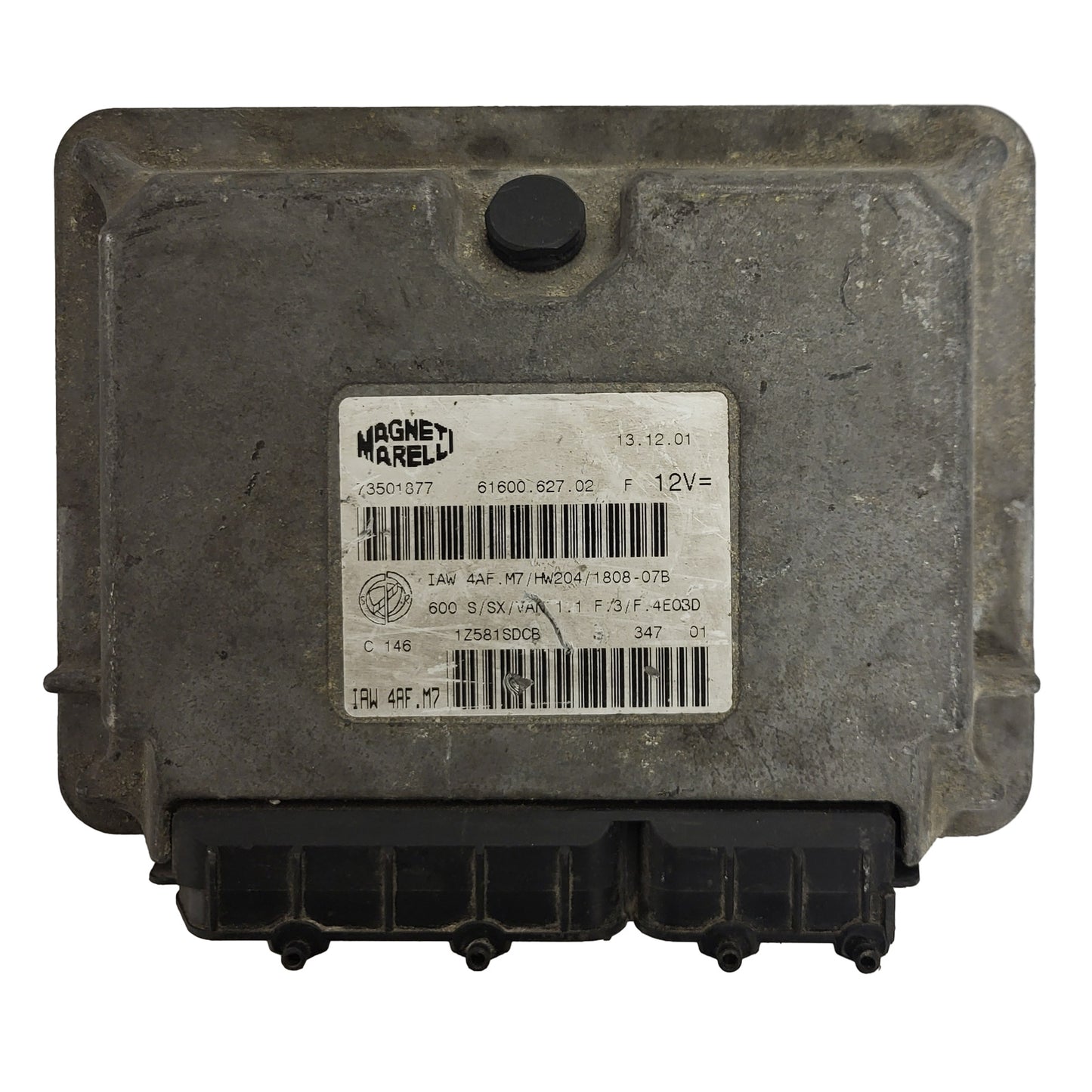 Fiat 600 1.1 ECU / IAW 4AF.M7 / 73501877 / HW204 / 61600.627.02