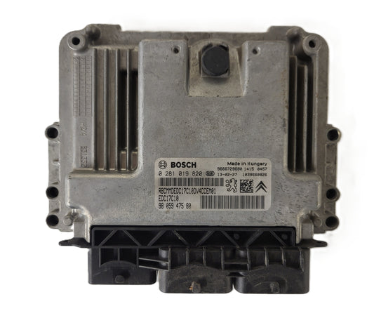 PEUGEOT CITROEN ECU / 0281019820 / EDC17C10 / 9805947580 / 9666729680 / BOSCH