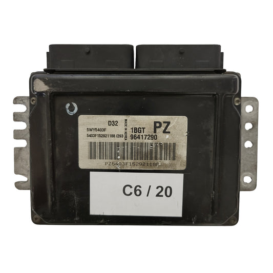 CHEVROLET DAEWOO MATIZ  ECU / 96417290 / 1BGT / PZ / 5WY5403F
