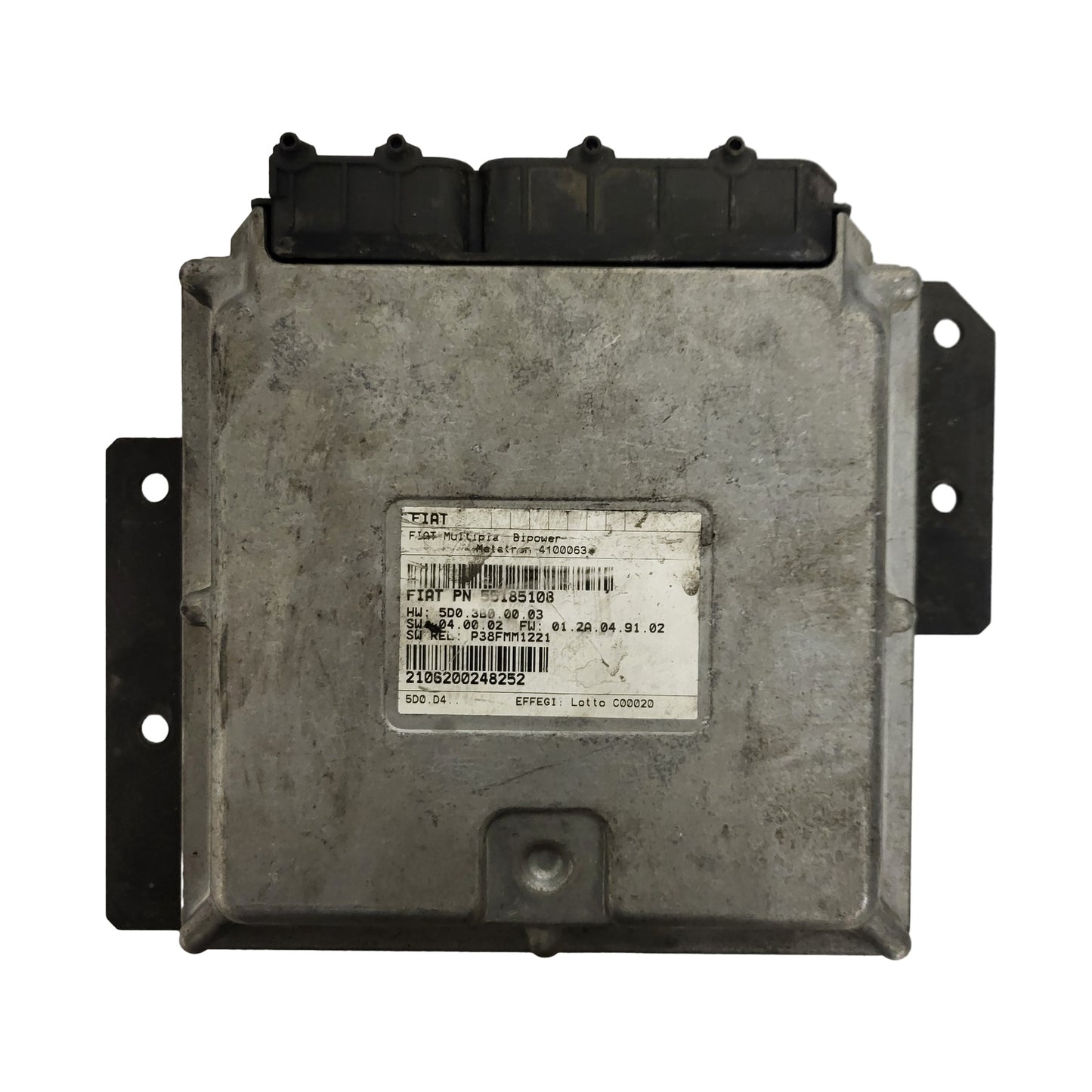 FIAT MULTIPLA BIPOWER ECU / 55185108 / 4100063 / 5D03B00003 / METATRON