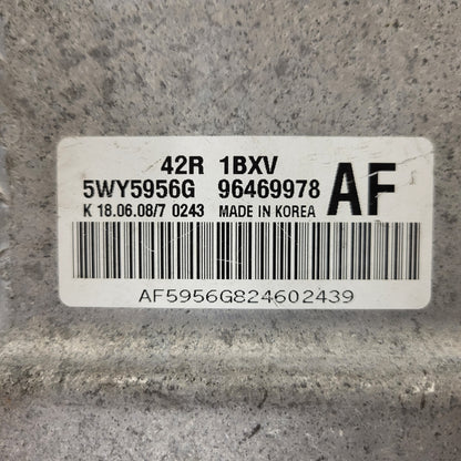 CHEVROLET AVEO ECU / 5WY5956G / 96469978 / 1BXV