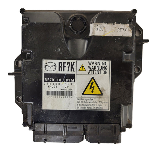 MAZDA 6 ECU / RF7K 18 881M / 275800-6591 / 2758006591 / RF7K18881M / RF7K /